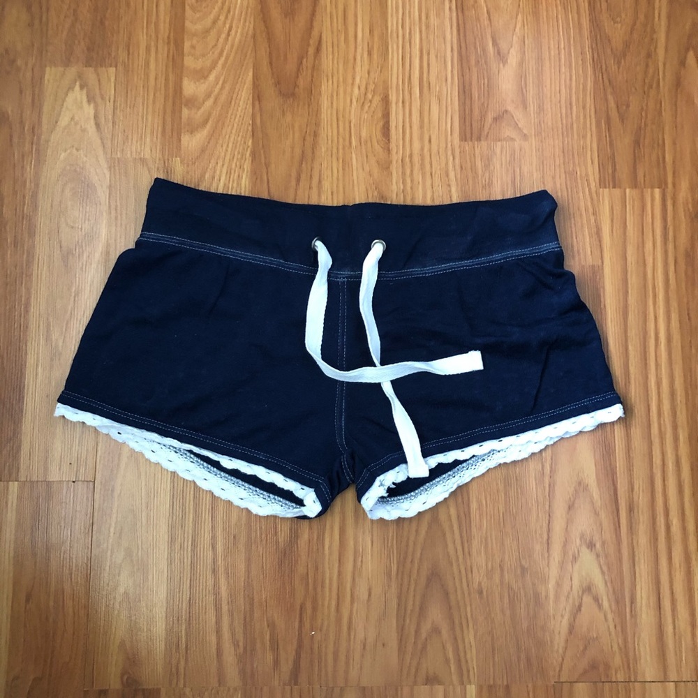 Navy blue lounge shorts